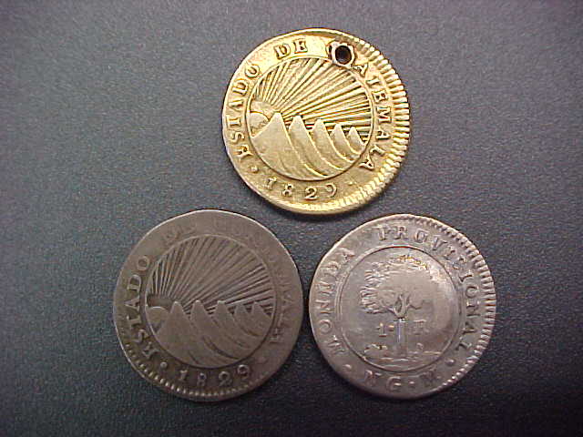Central-American-Republic-Coins-And-Related-1824---Abt-1860